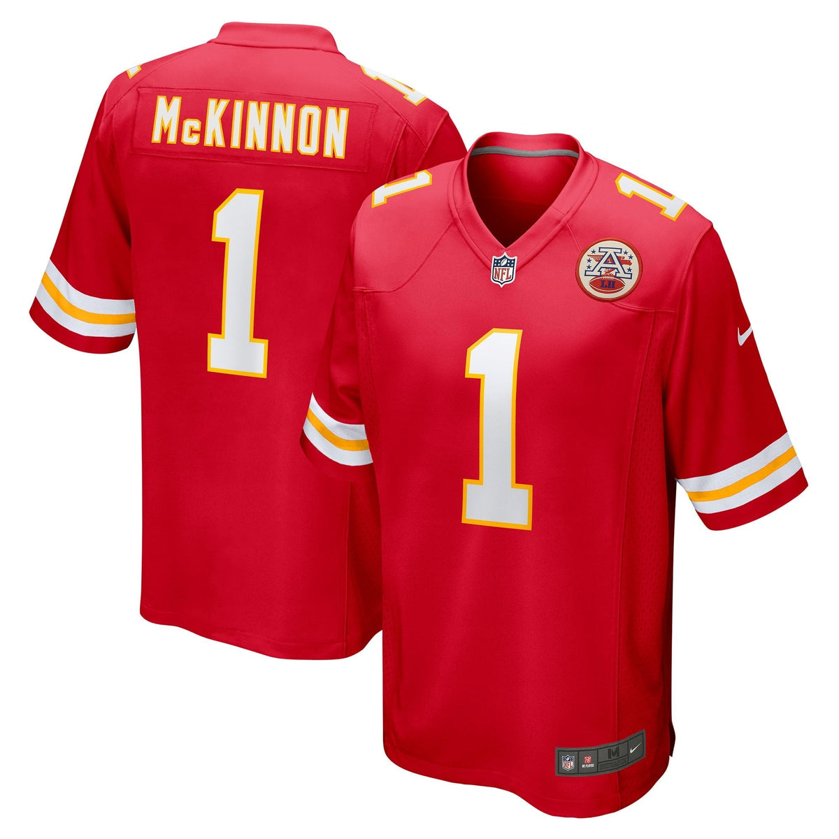 Men s Nike Jerick McKinnon Red Kansas City Chiefs Game Player Jersey