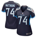 Bruce Matthews Tennessee Titans Nike Women s Retired Player Jersey   Navy