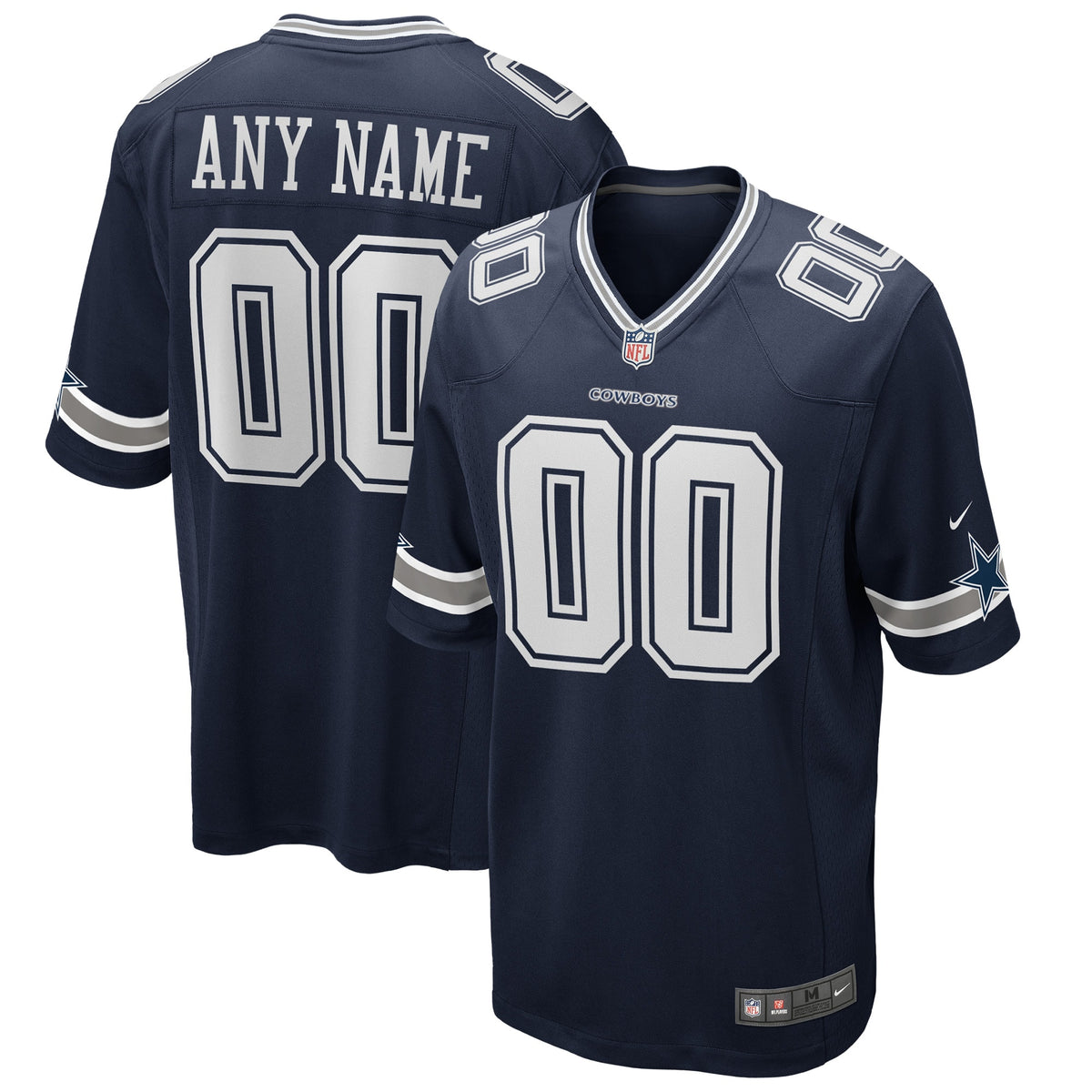 Dallas Cowboys Nike Custom Game Jersey   Navy