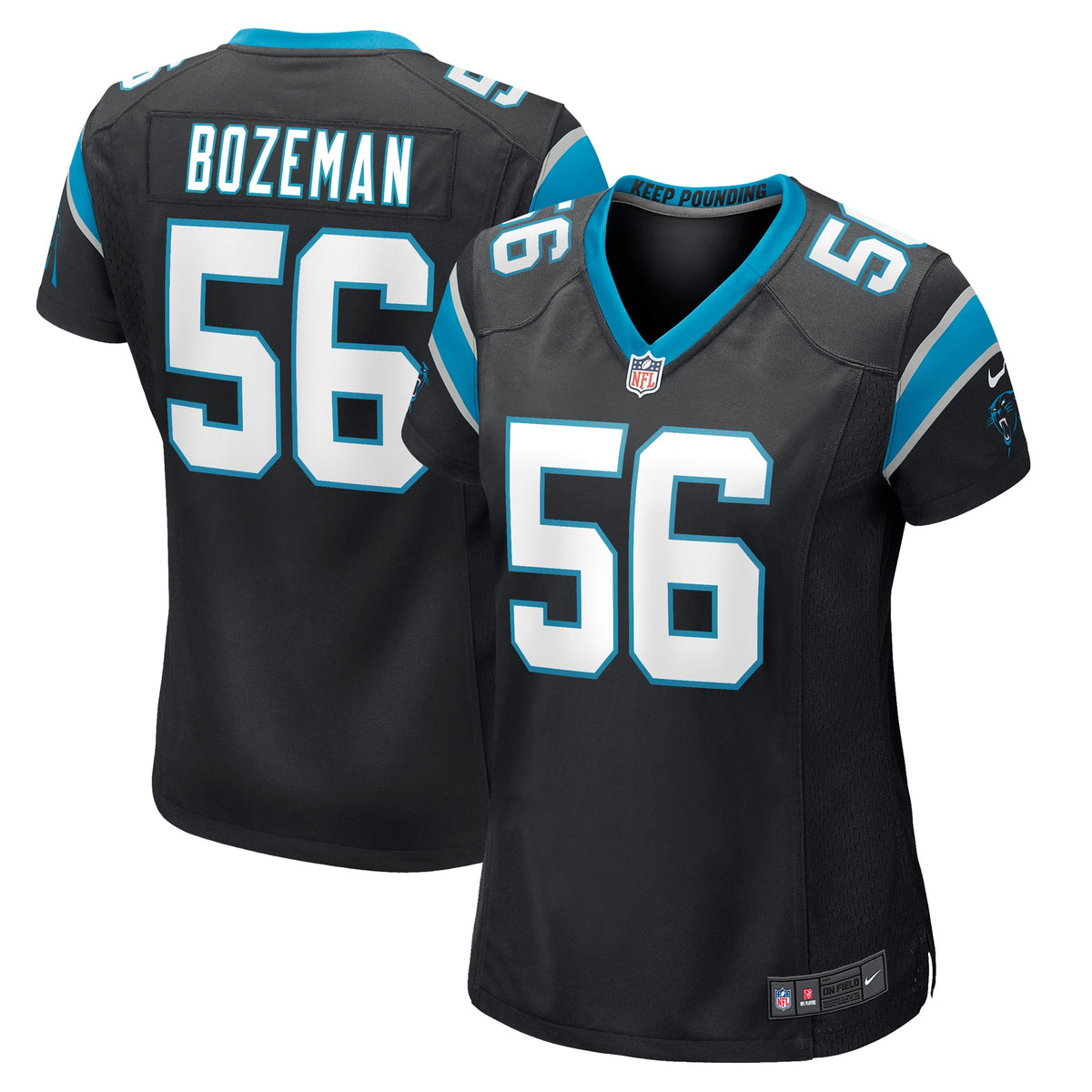 Bradley Bozeman Carolina Panthers Nike Women s Game Player Jersey   Black