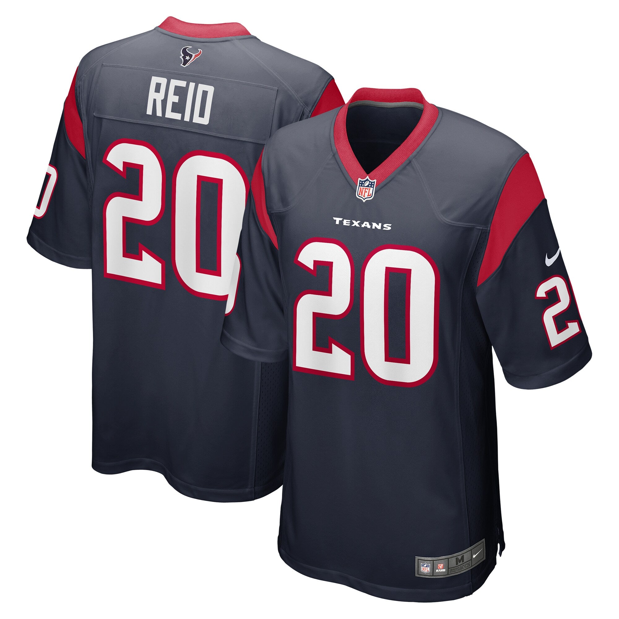 Justin Reid Houston Texans Nike Game Jersey   Navy