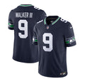 Men s Seattle Seahawks Kenneth Walker III 2023 F.U.S.E. Navy Limited Stitched Jersey