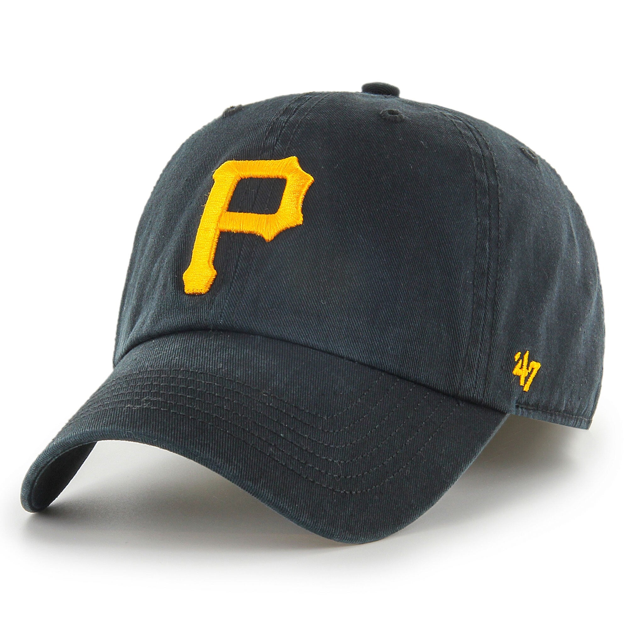 Pittsburgh Pirates '47 Franchise Logo Fitted Hat - Black
