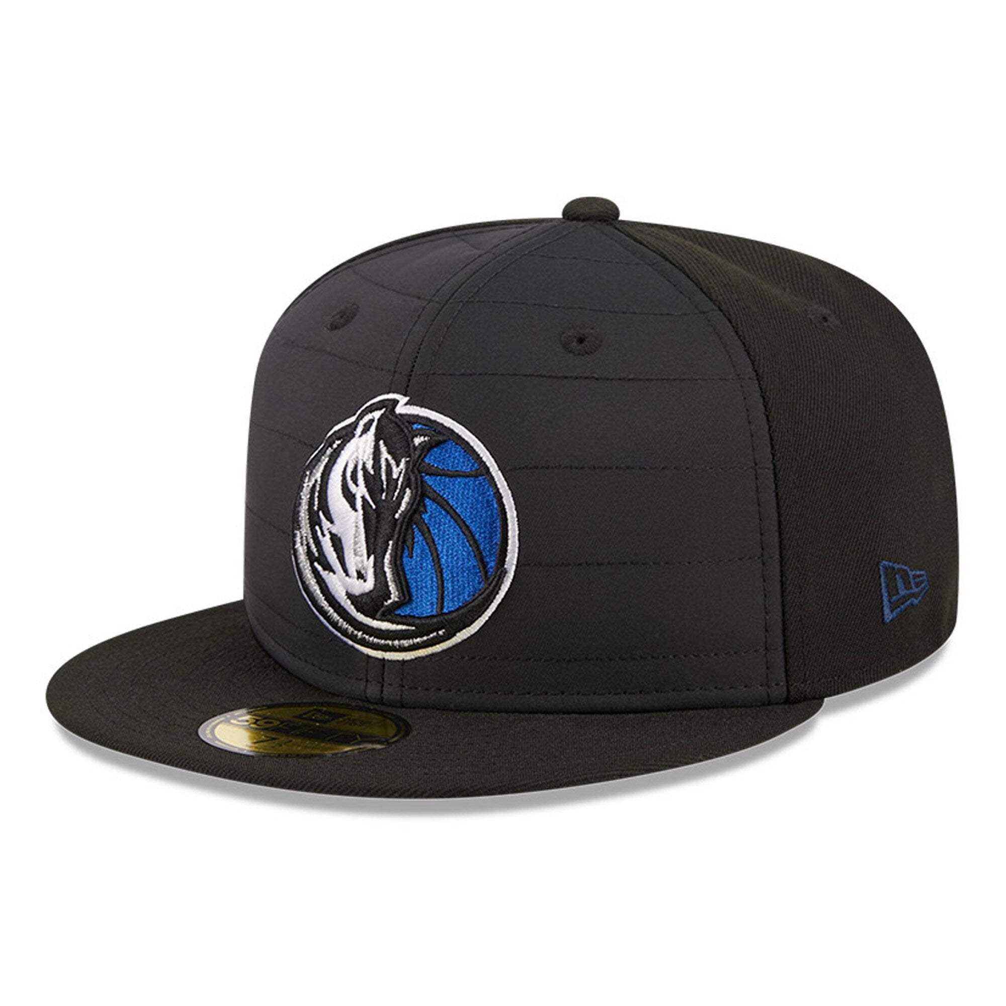 Dallas Mavericks New Era Quilted 59FIFTY Fitted Hat - Black