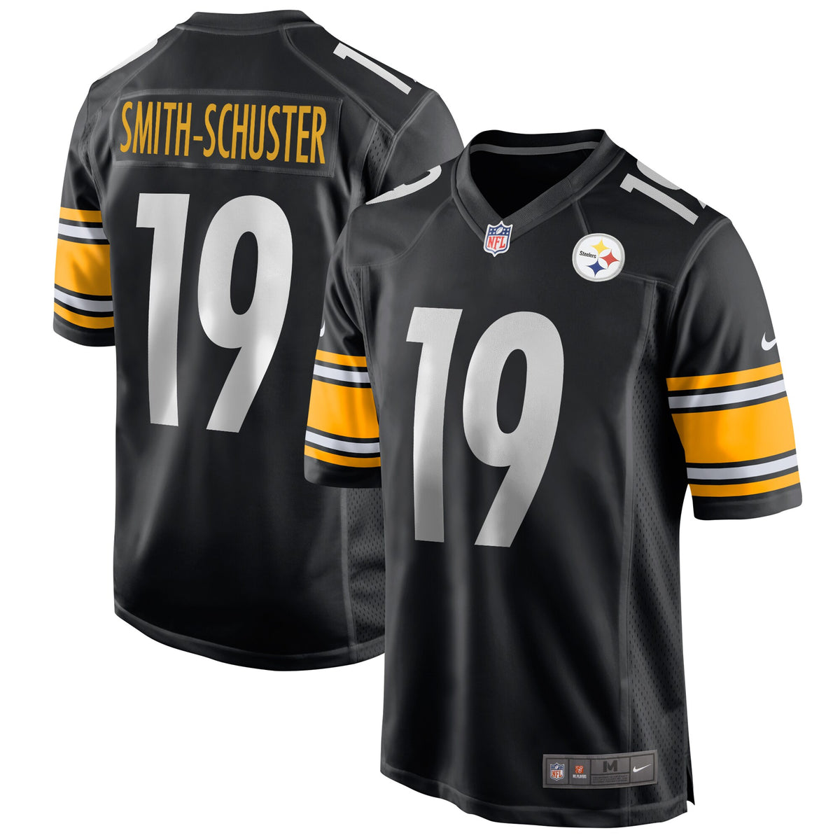 JuJu Smith-Schuster Pittsburgh Steelers Nike Team Game Jersey   Black