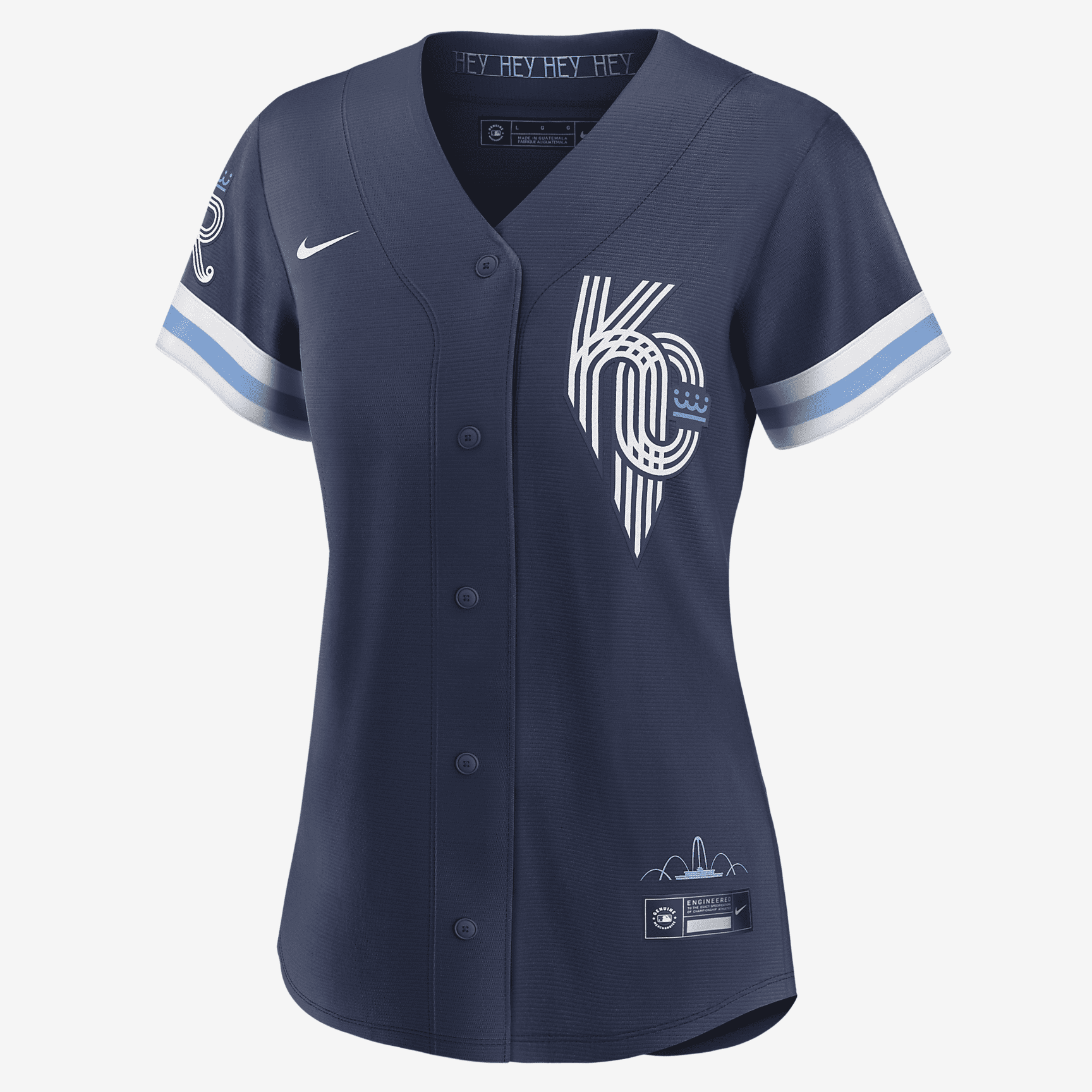 MLB Kansas City Royals City Connect Women's Replica Baseball Jersey - Navy