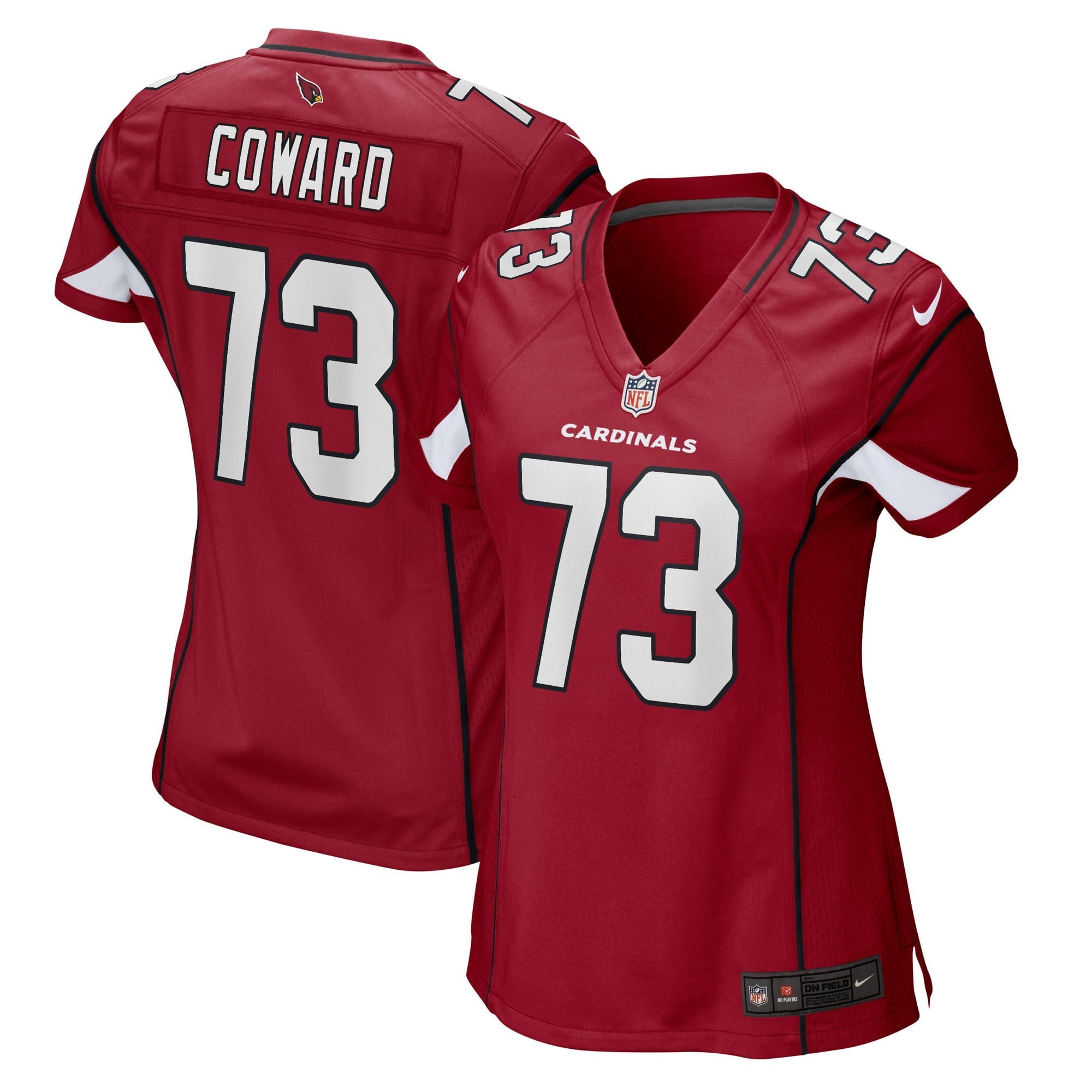 Women s Nike Rashaad Coward Cardinal Arizona Cardinals Game Player Jersey