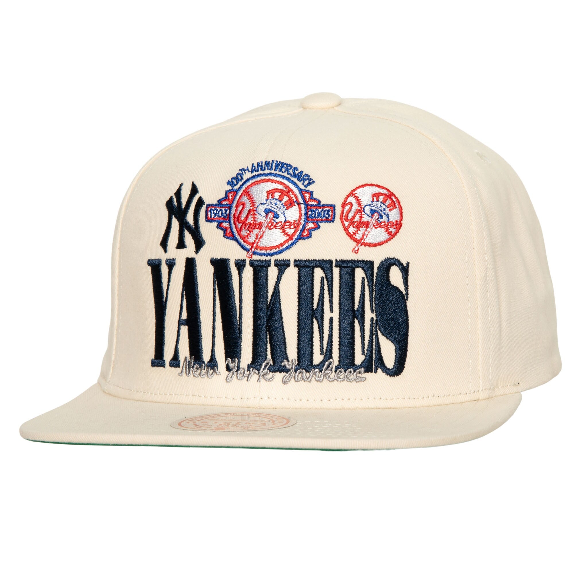 New York Yankees Mitchell & Ness Reframe Retro Snapback Hat - Cream