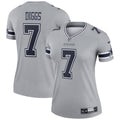 Women s Nike Trevon Diggs Silver Dallas Cowboys Inverted Legend Jersey