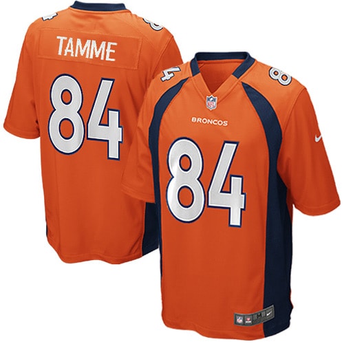 Jacob Tamme Denver Broncos Nike Youth Team Color Game Jersey   Orange