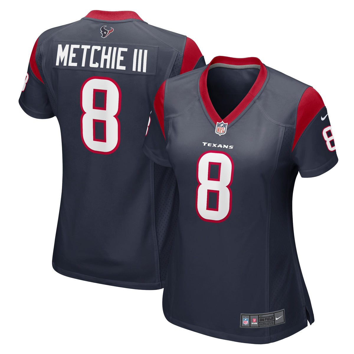 John Metchie III Houston Texans Nike Women s Game Player Jersey   Navy