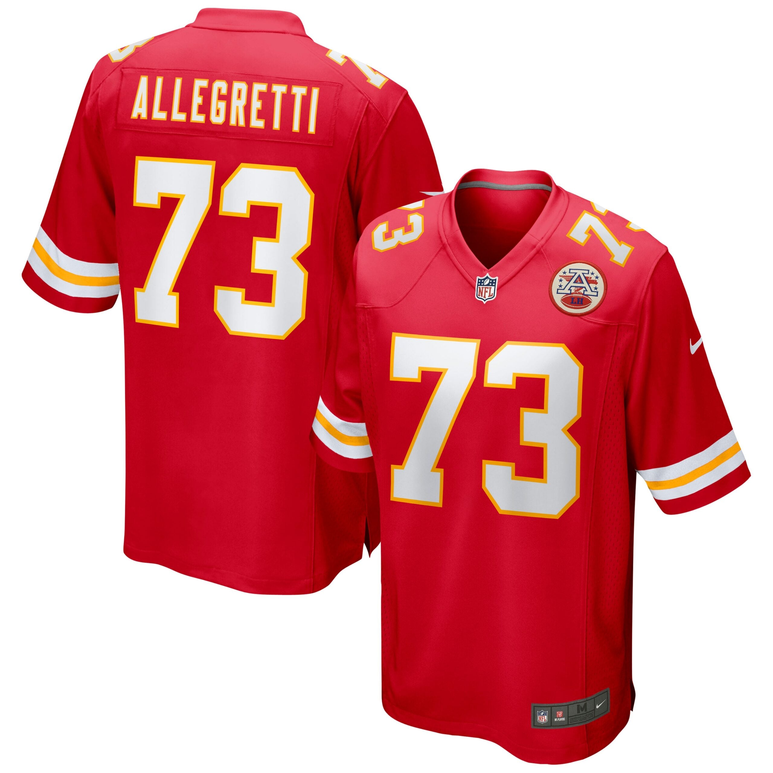 Nick Allegretti Kansas City Chiefs Nike Game Jersey   Red