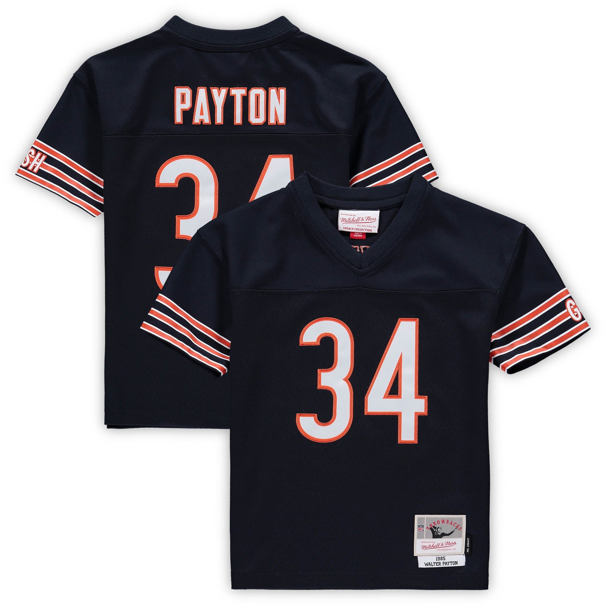 Walter Payton Chicago Bears Mitchell   Ness Male Preschool Retired Legacy Jersey   Navy