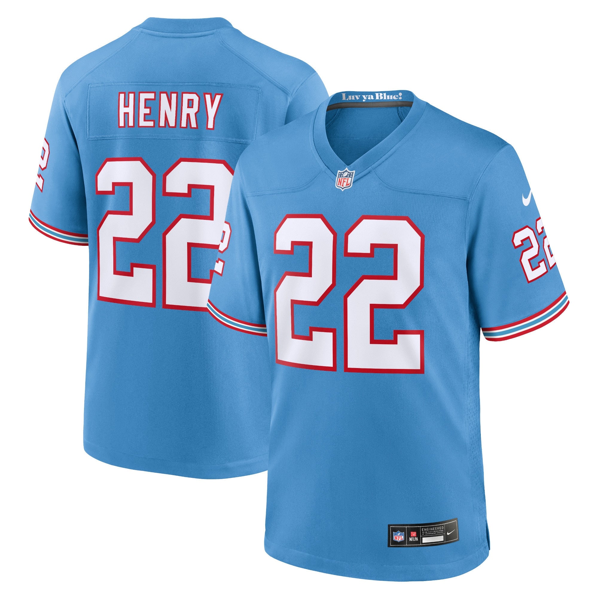 Derrick Henry Tennessee Titans Nike Youth Game Jersey   Light Blue