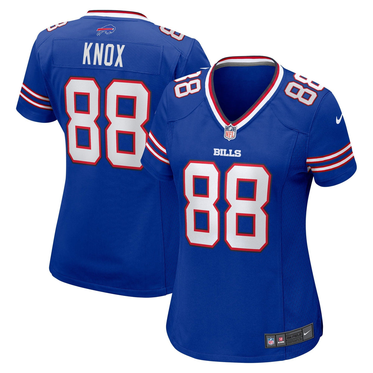 Women s Nike Dawson Knox Royal Buffalo Bills Game Jersey