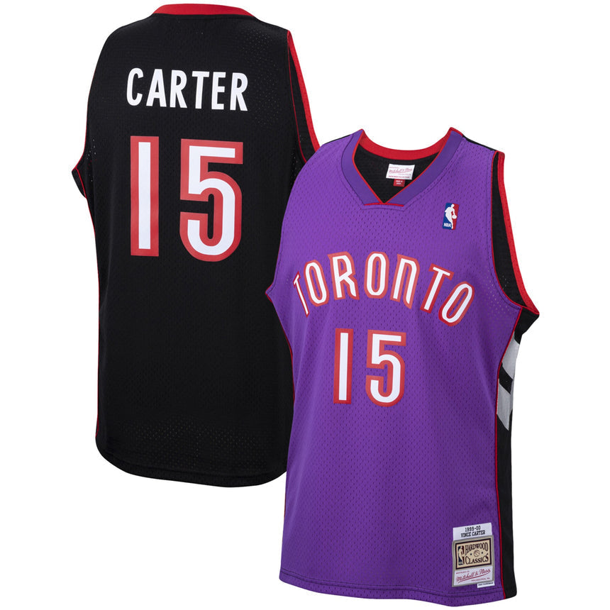 Men's Toronto Raptors Vince Carter Mitchell & Ness Purple 1999-2000 Hardwood Classics Swingman Jersey