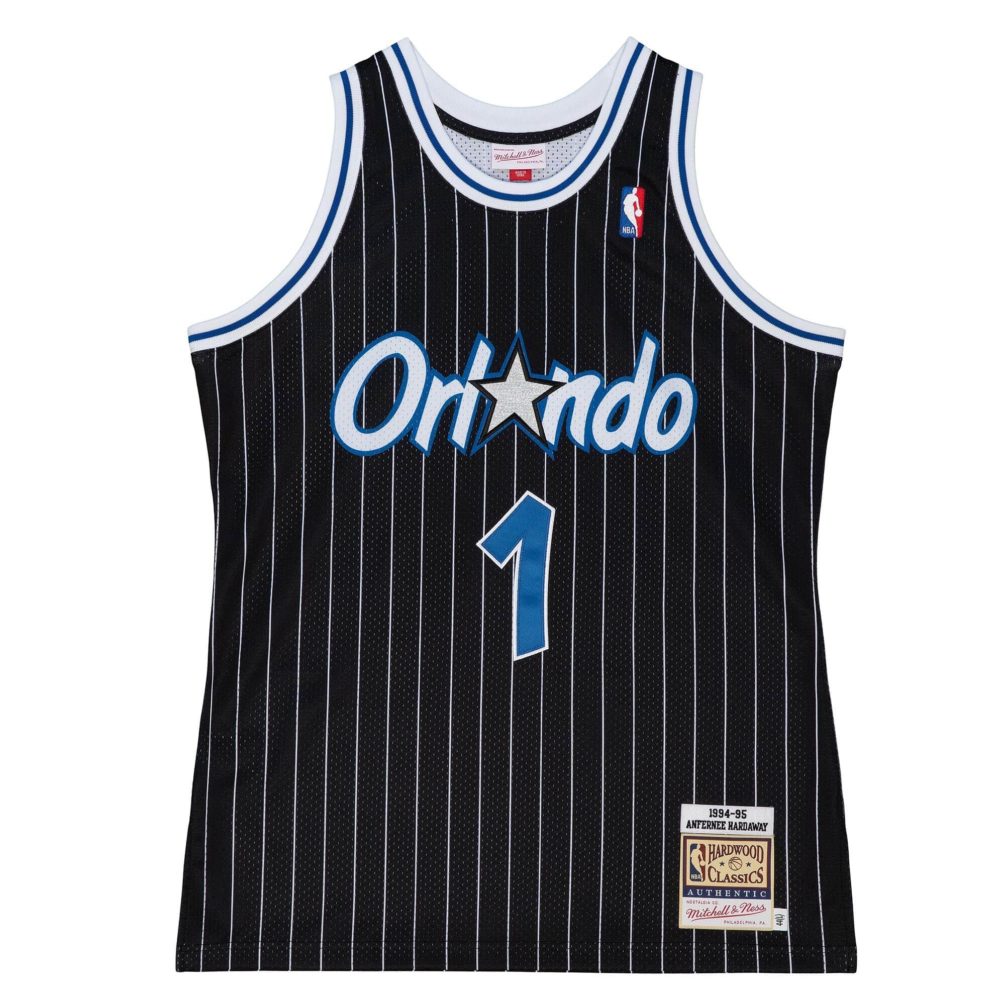 Authentic Anfernee Hardaway Orlando Magic 1994-95 Jersey