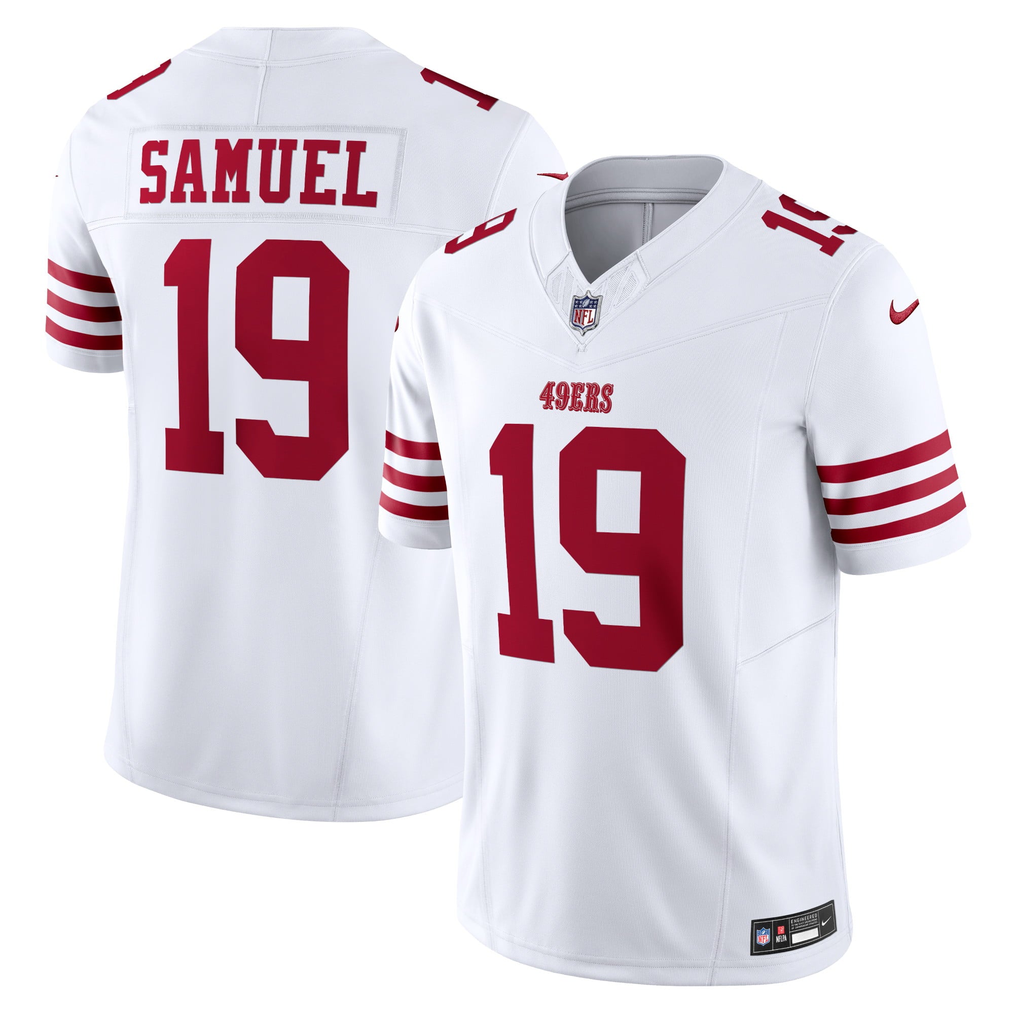 Men s Nike Deebo Samuel White San Francisco 49ers Vapor F.U.S.E. Limited Jersey