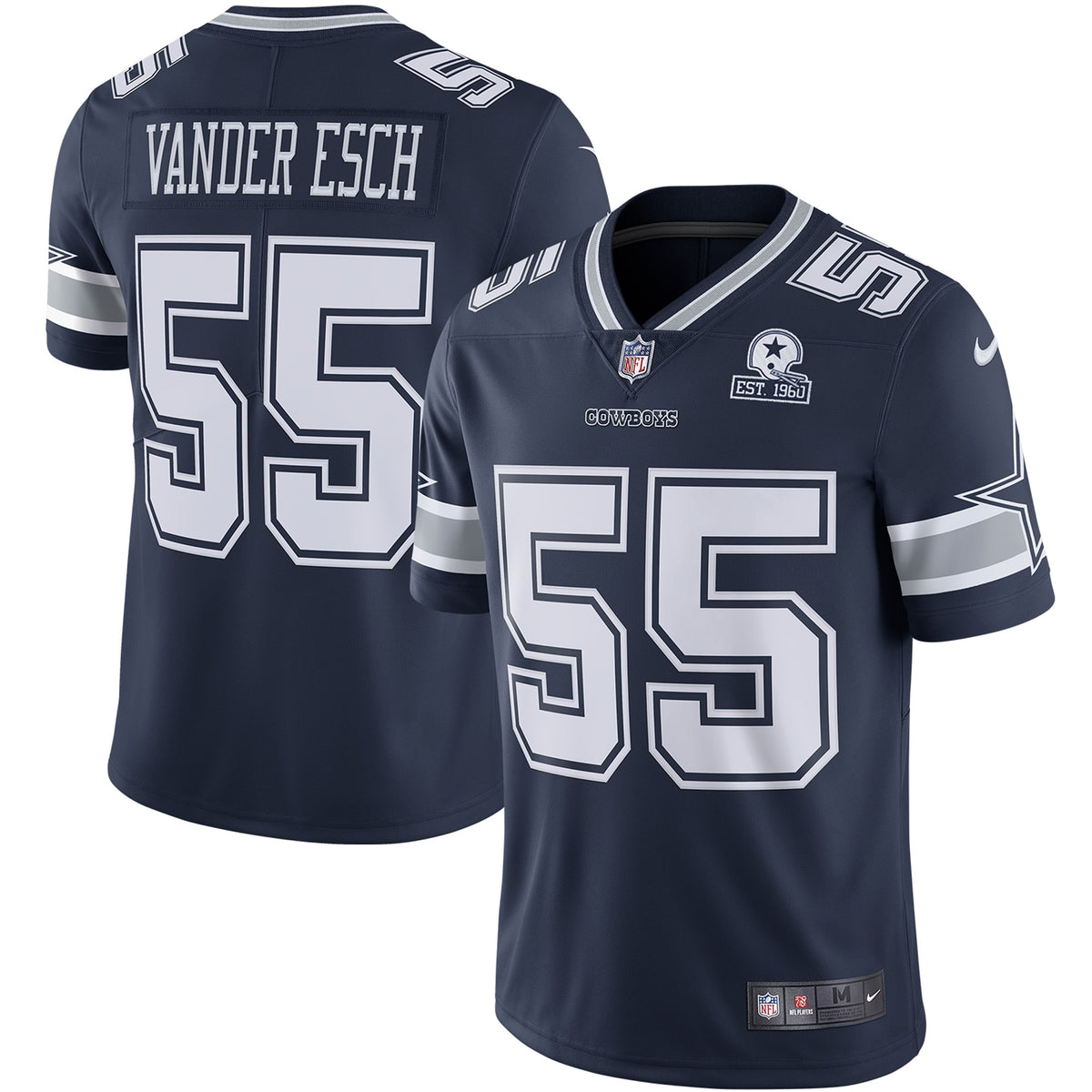 Leighton Vander Esch Dallas Cowboys Nike 60th Anniversary Limited Jersey   Navy
