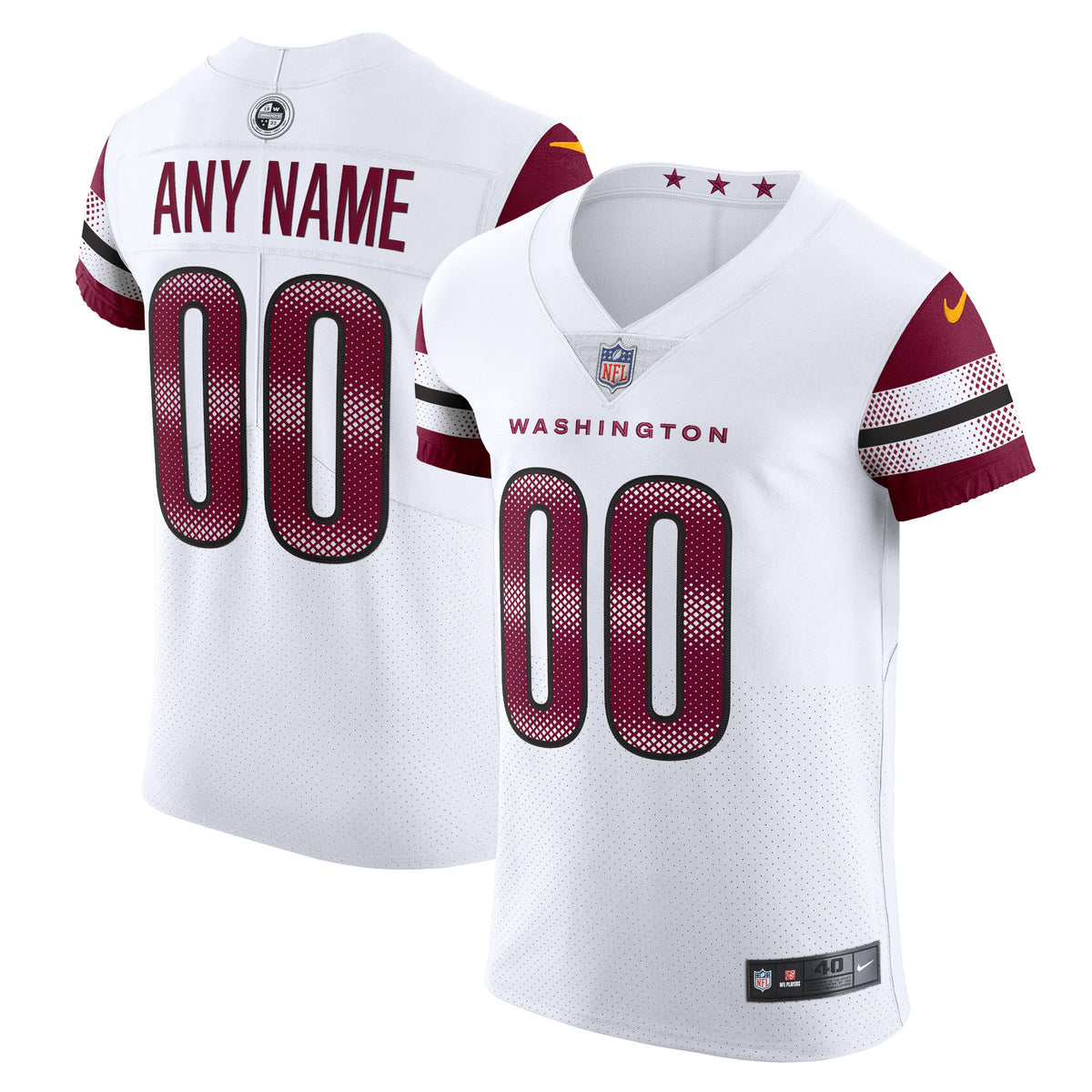 Washington Commanders Nike Vapor Untouchable Elite Custom Jersey   White