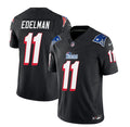 Men s New England Patriots Julian Edelman Black 2023 F.U.S.E. Vapor Limited Stitched Jersey