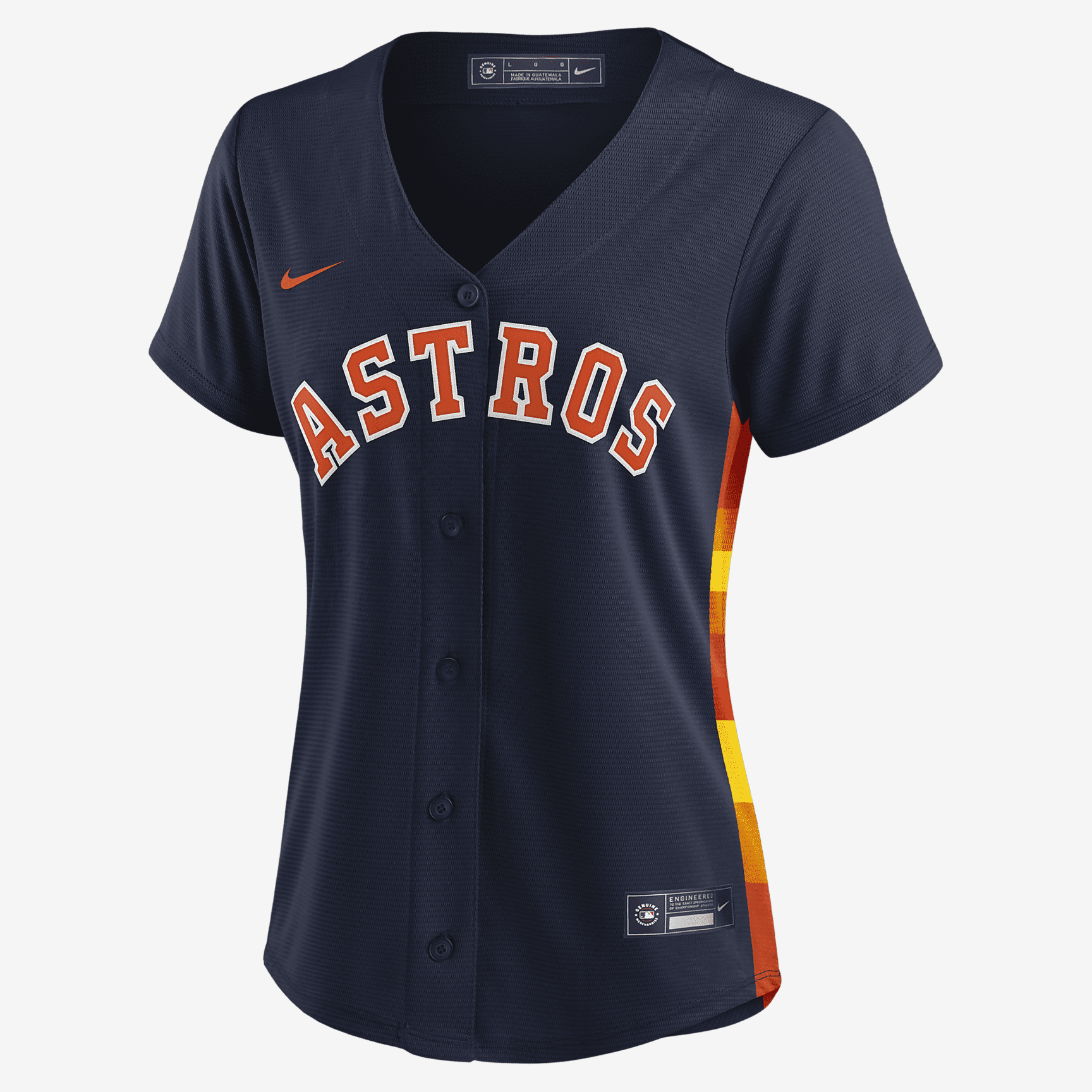 MLB Houston Astros (Jose Altuve) Women's Replica Baseball Jersey - Navy