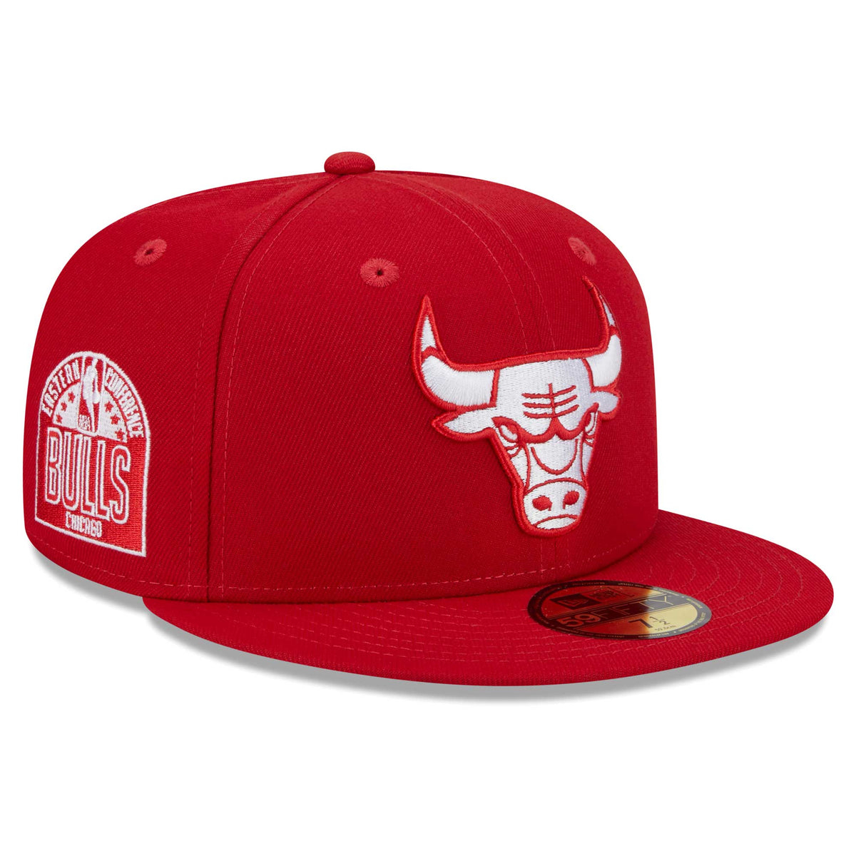Chicago Bulls New Era Evergreen 59FIFTY Fitted Hat - Red