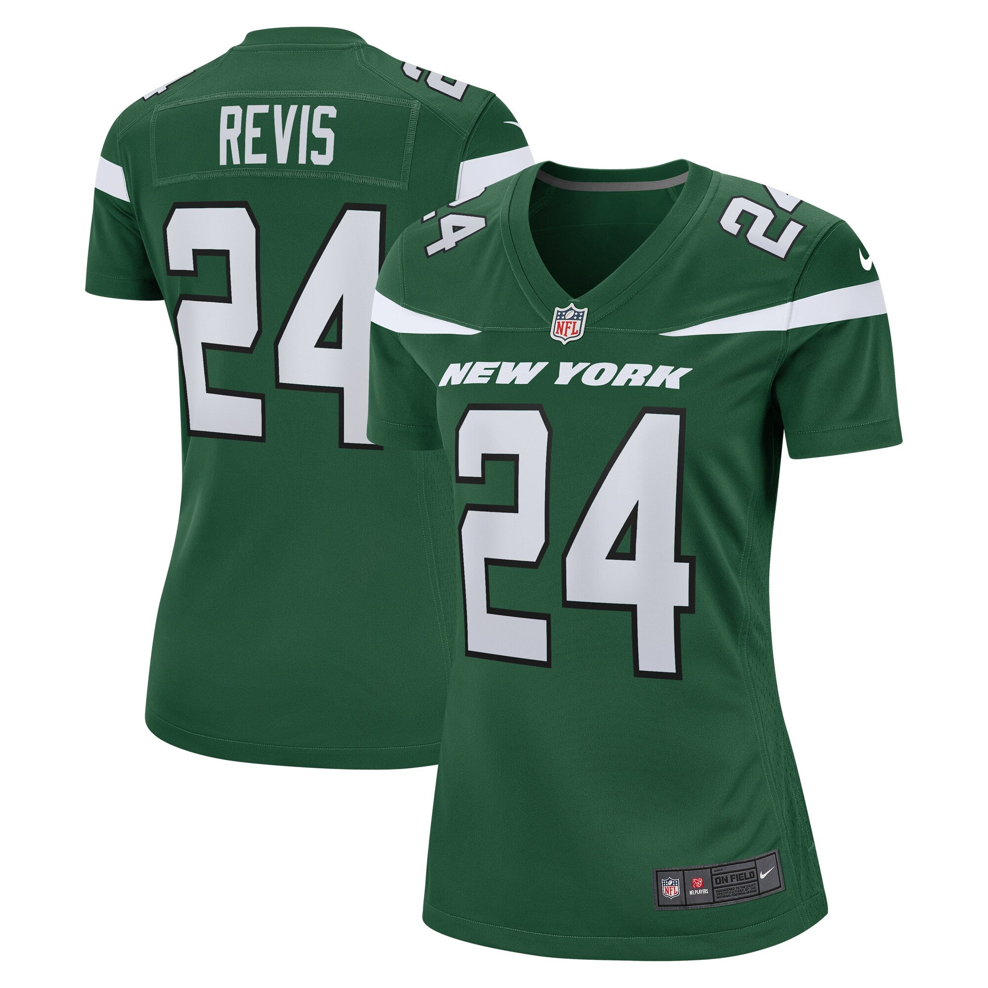 Darrelle Revis New York Jets Nike Women s Retired Player Game Jersey   Gotham Green