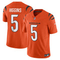 Tee Higgins Cincinnati Bengals Nike Vapor F.U.S.E. Limited Jersey   Orange
