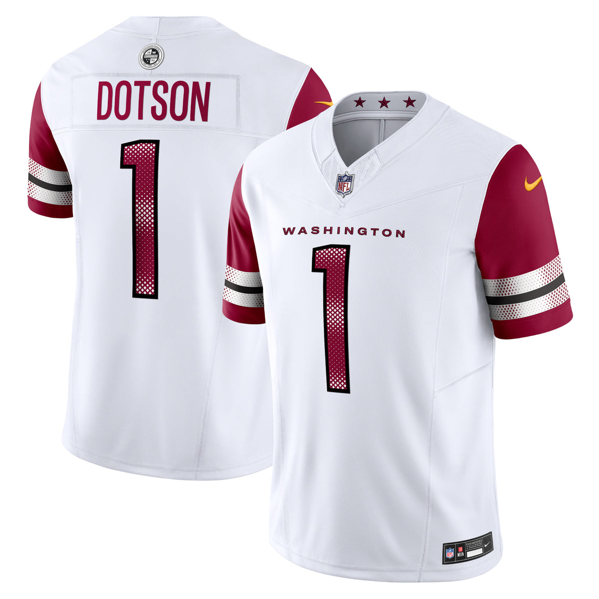 Jahan Dotson Washington Commanders Nike Vapor F.U.S.E. Limited Jersey   White