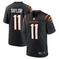 Men s Nike Trent Taylor Black Cincinnati Bengals Game Jersey
