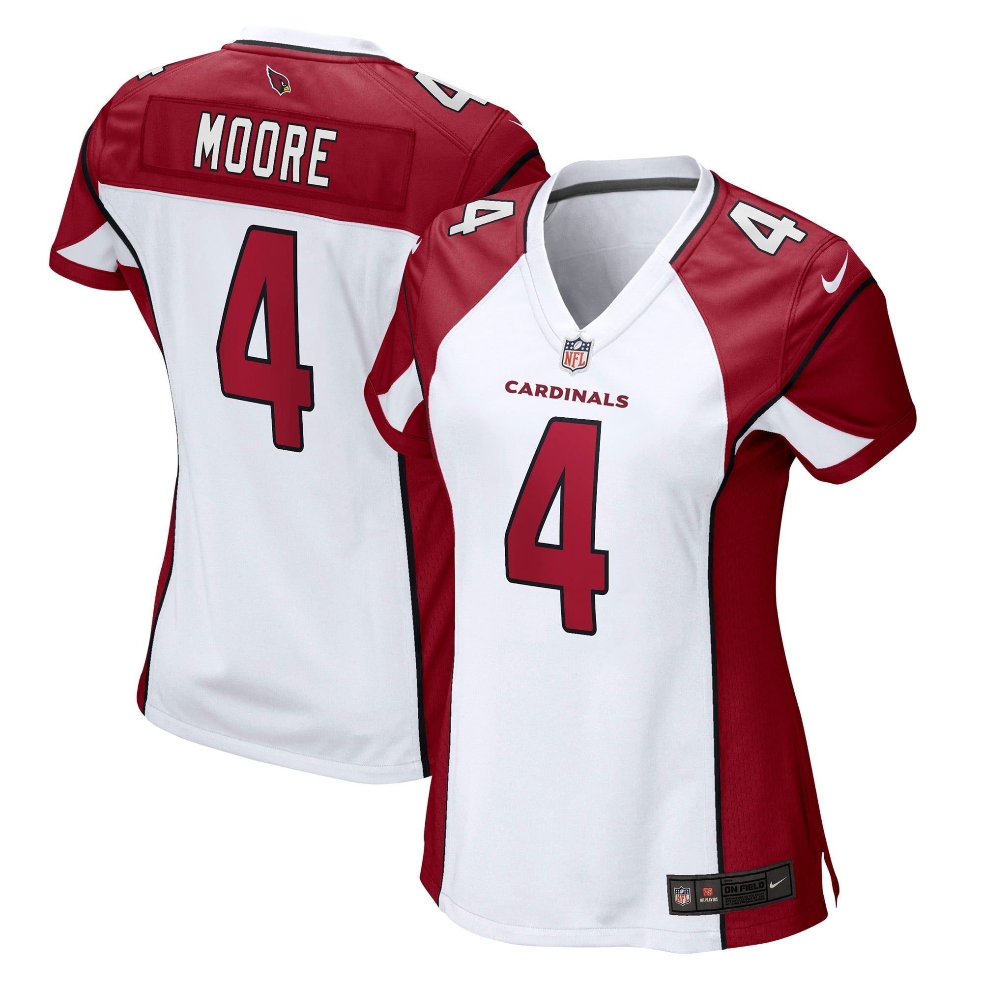 Women s Nike Rondale Moore White Arizona Cardinals Game Jersey