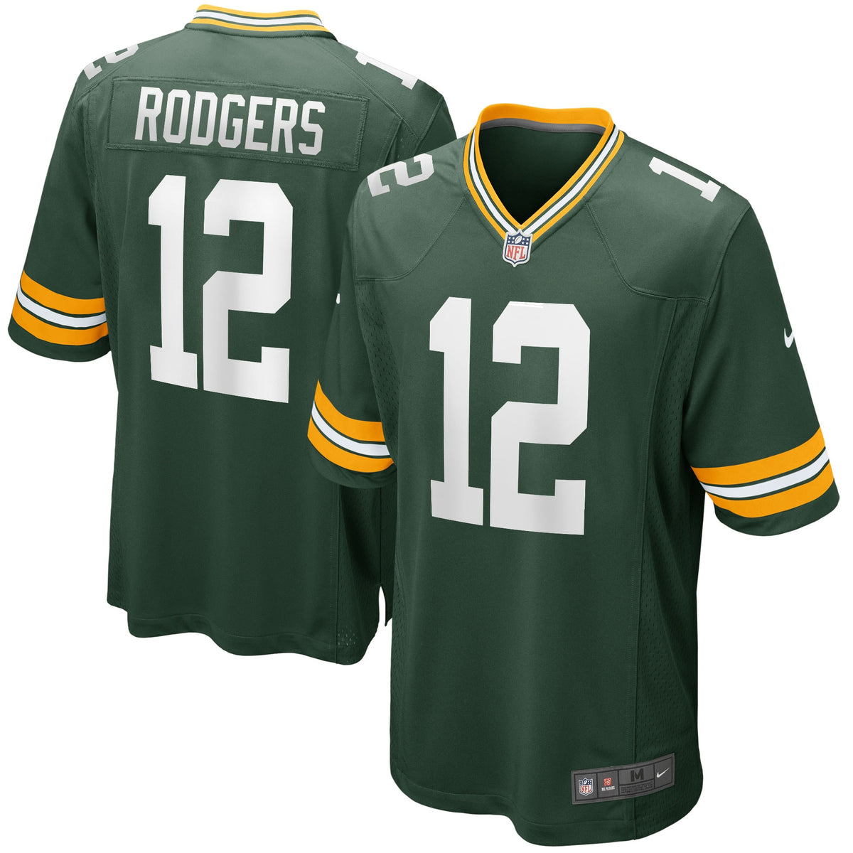 Aaron Rodgers Green Bay Packers Nike Game Player Jersey   Green