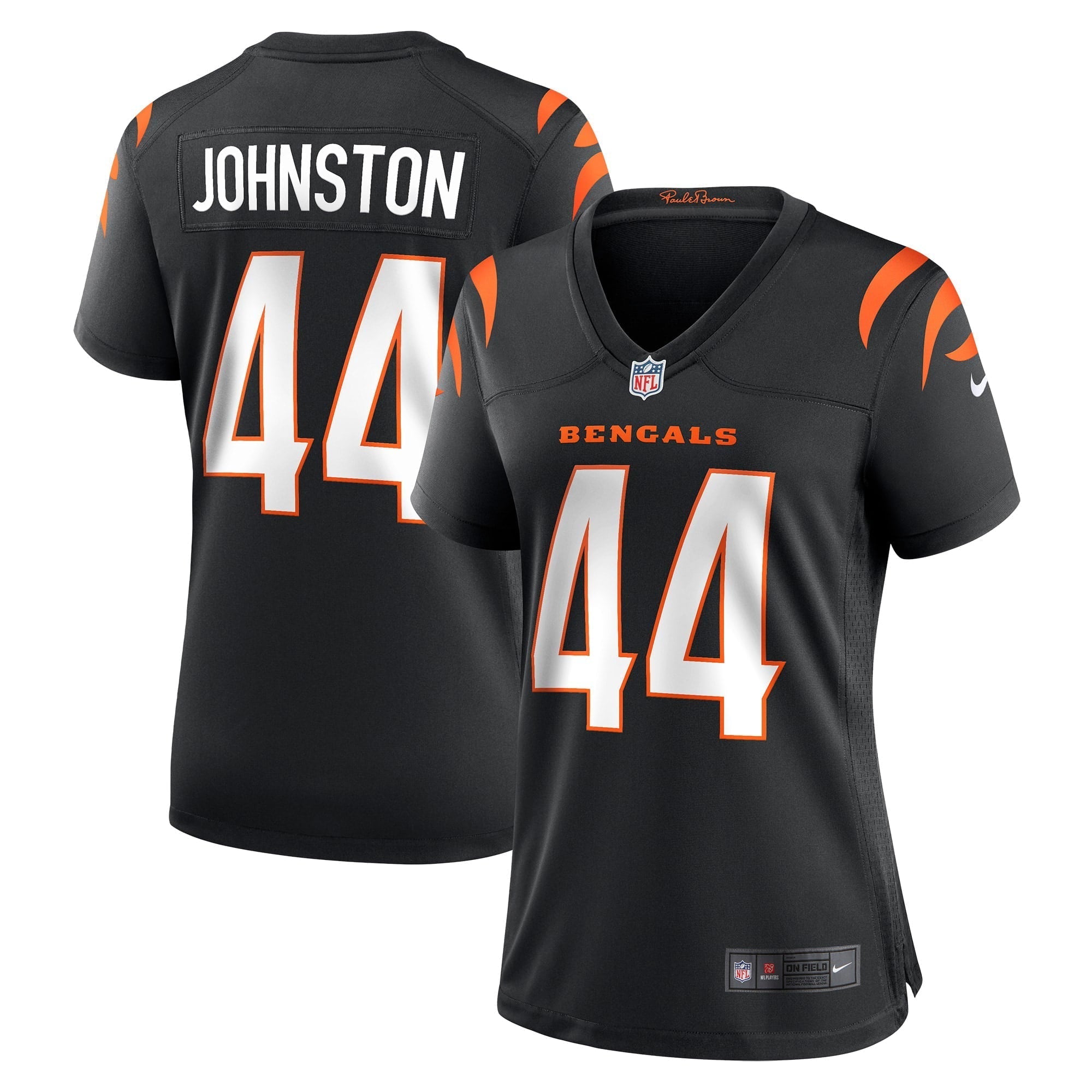 Women s Nike Clay Johnston Black Cincinnati Bengals Game Jersey