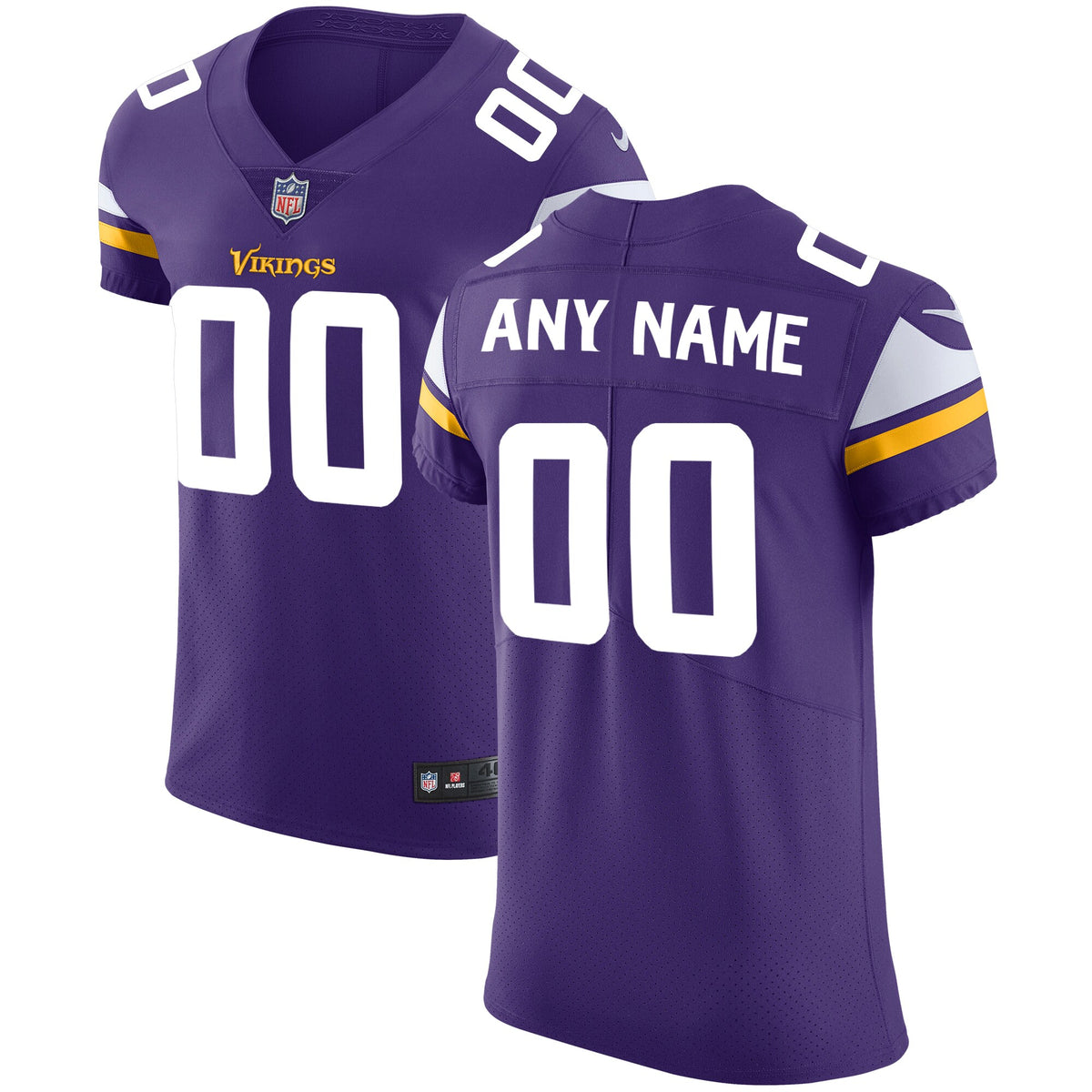 Minnesota Vikings Nike Vapor Untouchable Custom Elite Jersey   Purple