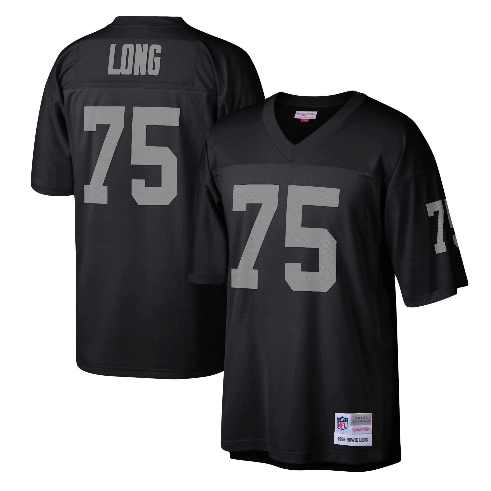 Howie Long Las Vegas Raiders Mitchell   Ness Legacy Replica Jersey   Black