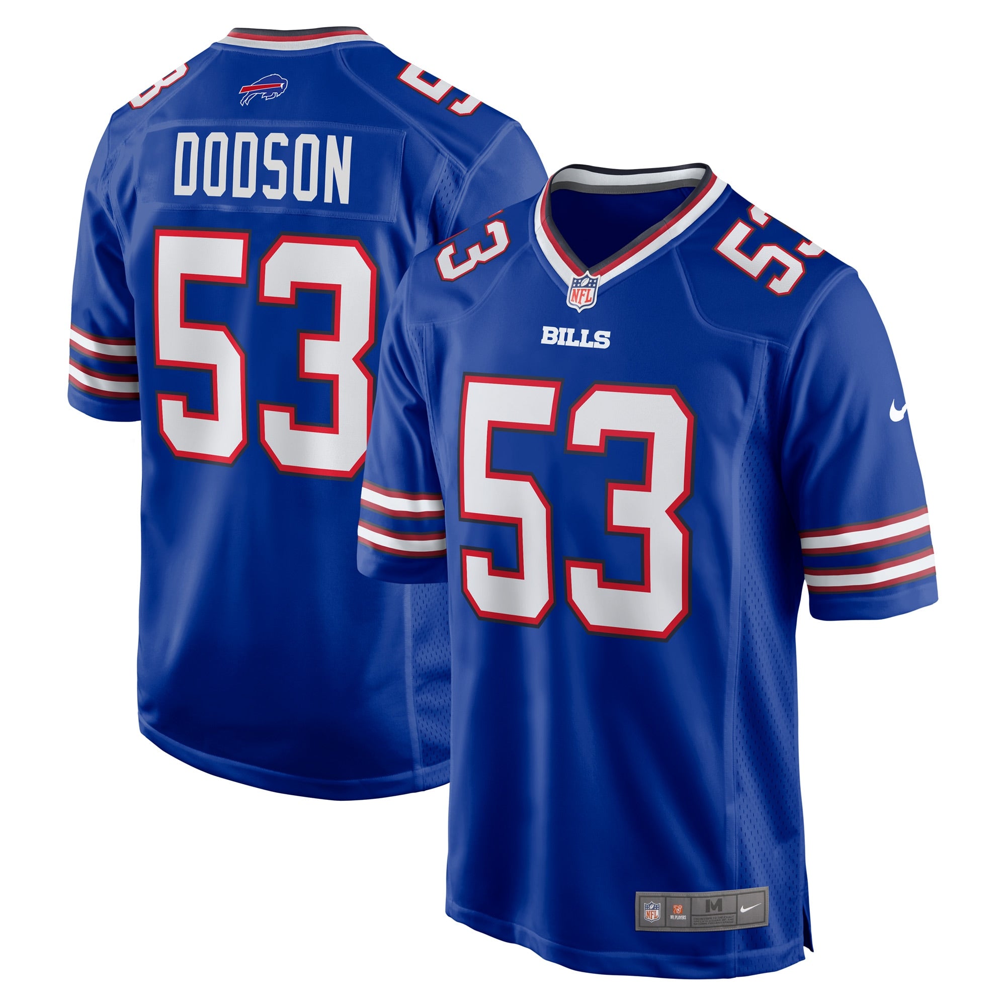Tyrel Dodson Buffalo Bills Nike Game Player Jersey   Royal