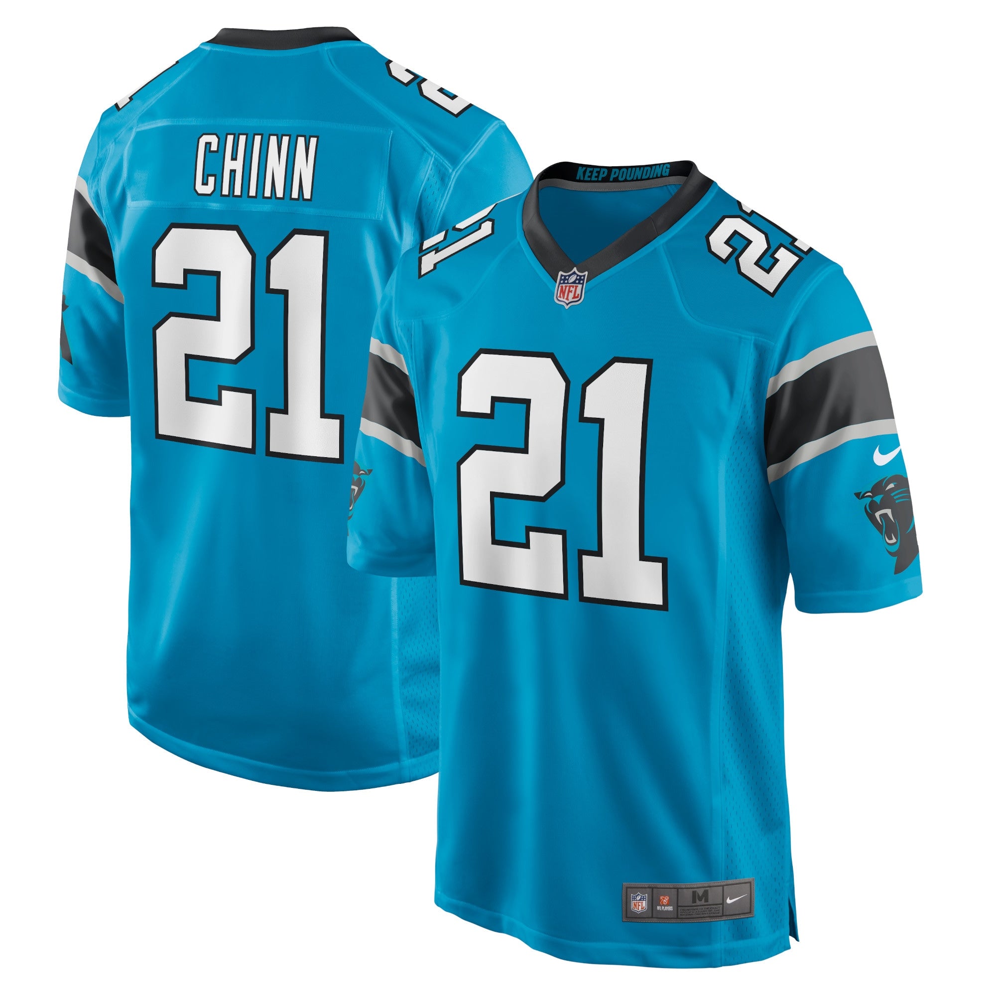 Jeremy Chinn Carolina Panthers Nike Game Jersey   Blue