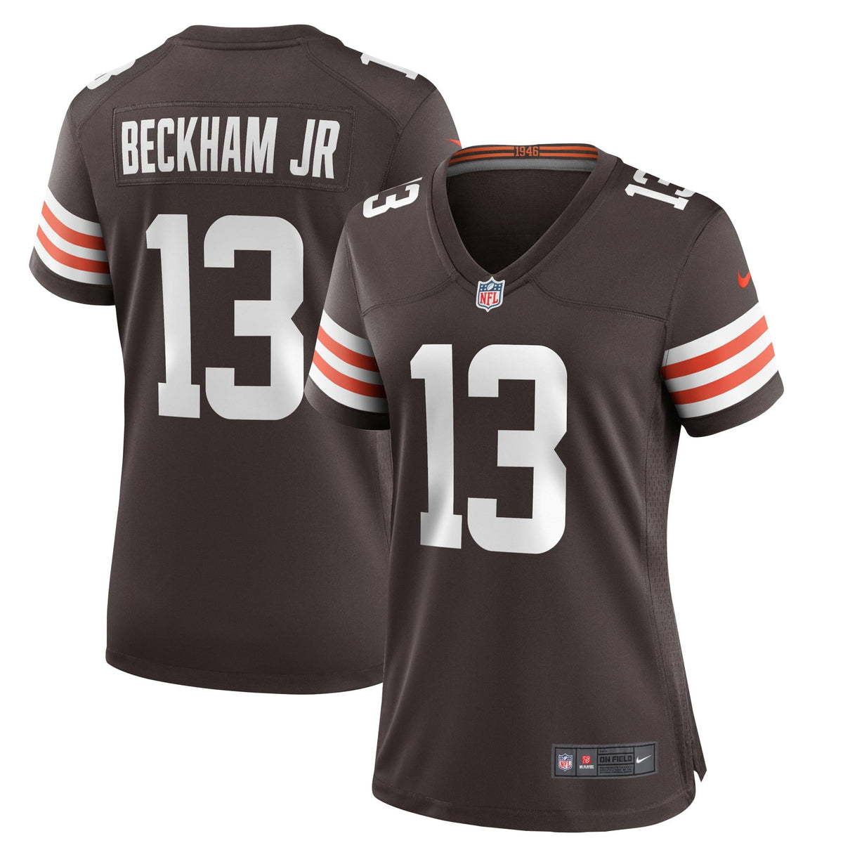 Women s Nike Odell Beckham Jr. Brown Cleveland Browns Game Jersey