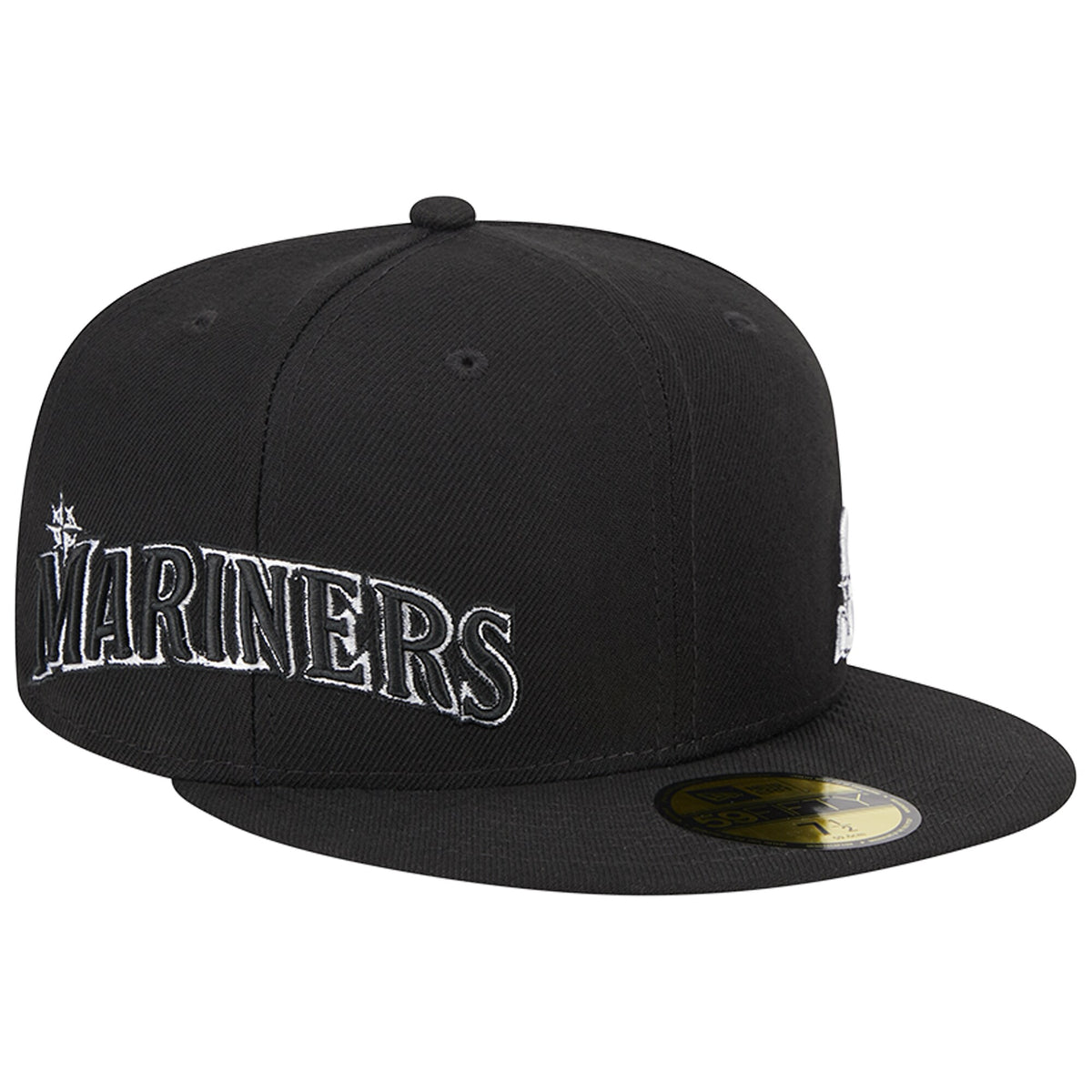 Seattle Mariners New Era Jersey 59FIFTY Fitted Hat - Black
