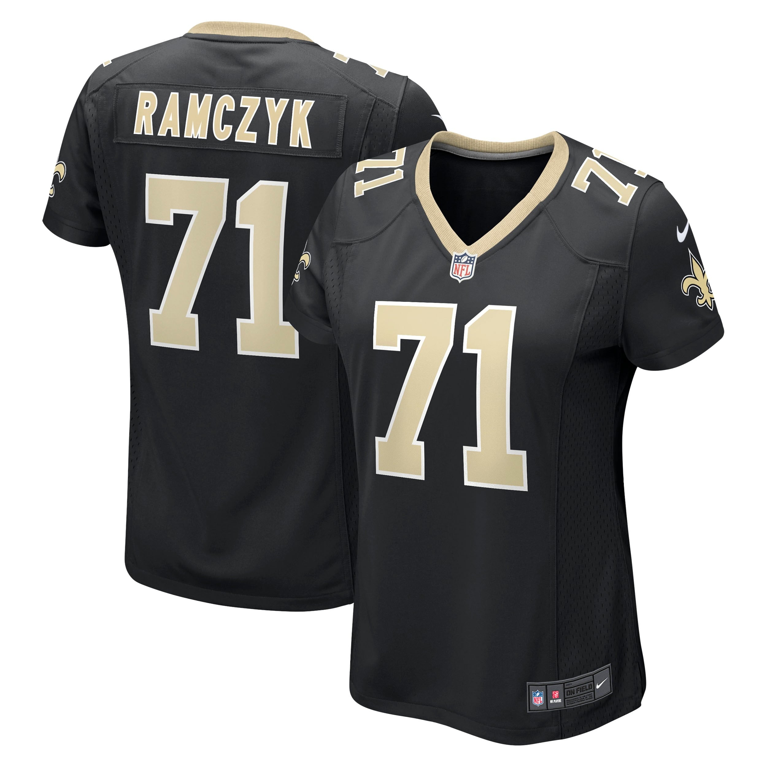 Women s Nike Ryan Ramczyk Black New Orleans Saints Game Jersey