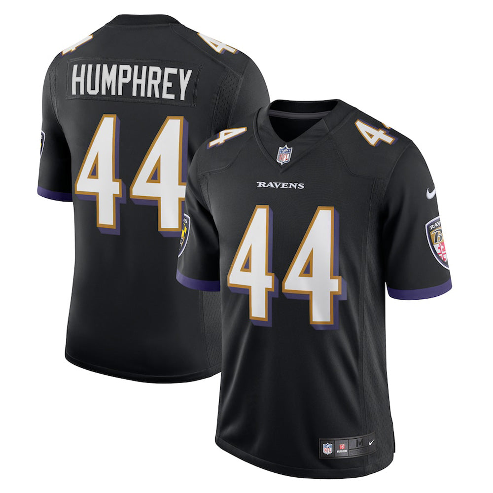 Youth Baltimore Ravens Marlon Humphrey Game Jersey   Black