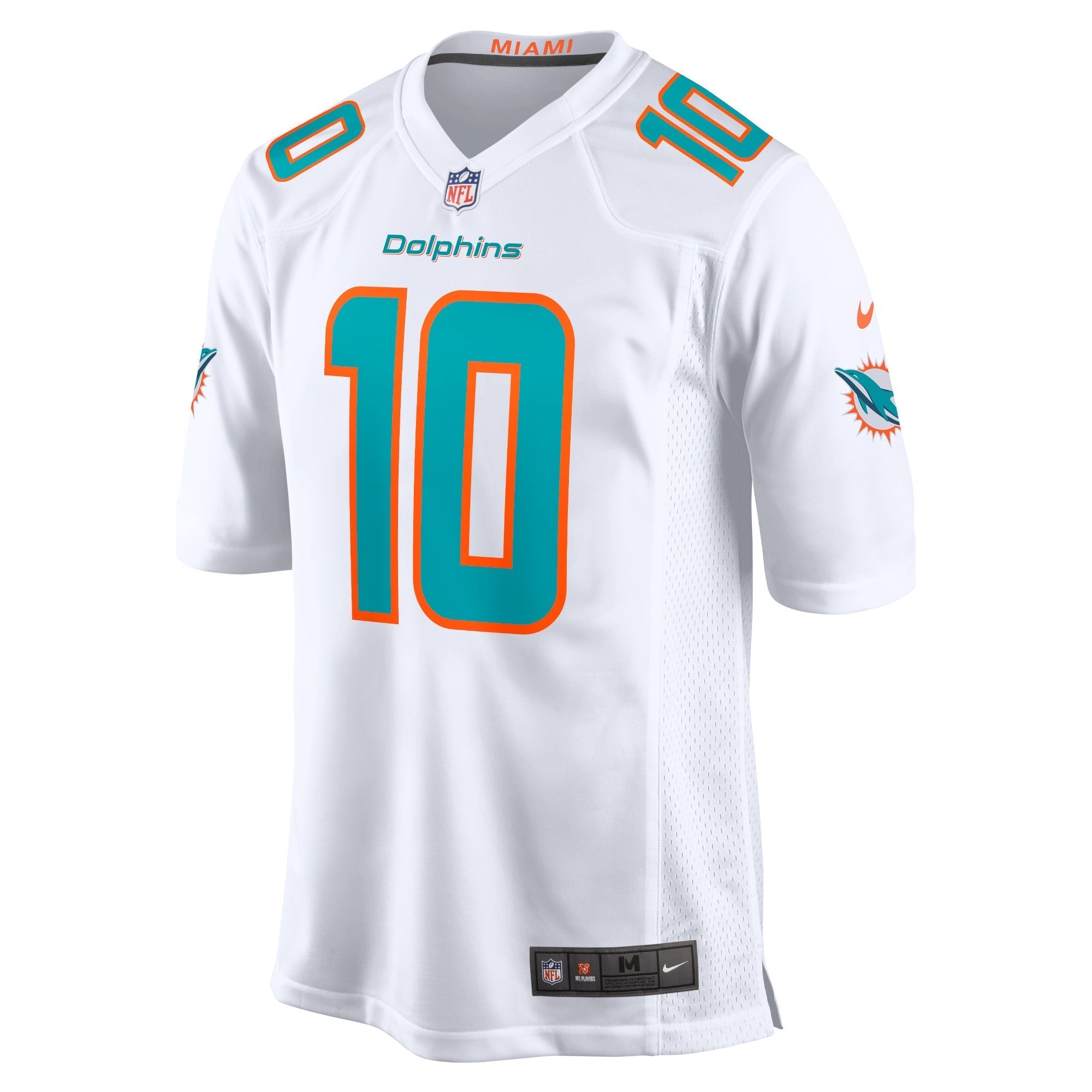 Men s Nike Tyreek Hill White Miami Dolphins Game Jersey