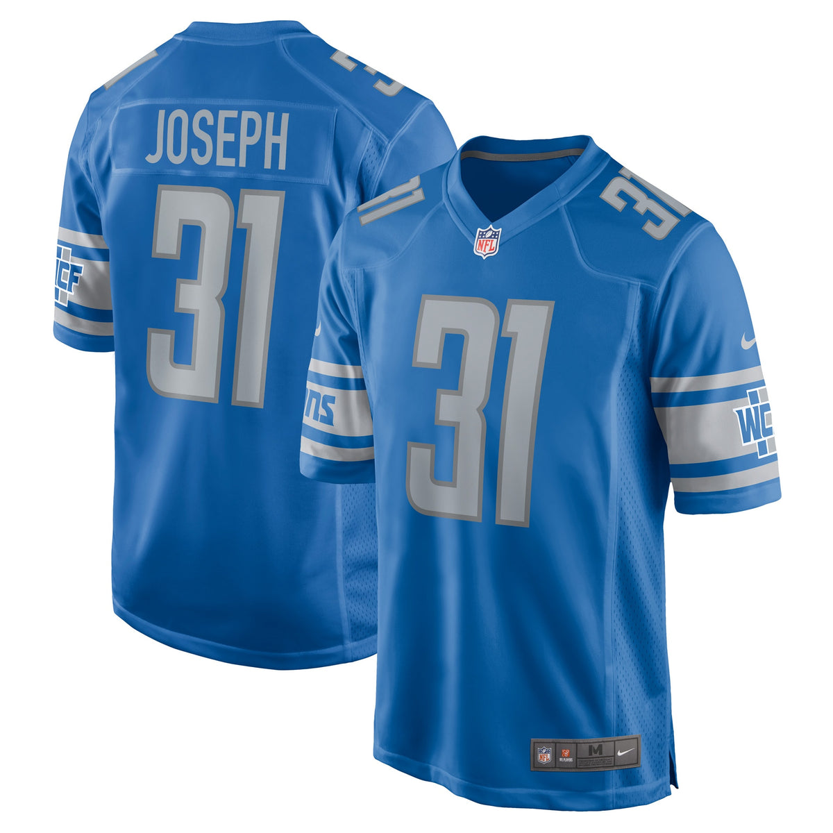 Kerby Joseph Detroit Lions Nike Player Game Jersey   Blue