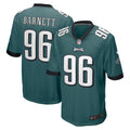 Men s Nike Derek Barnett Midnight Green Philadelphia Eagles Game Jersey