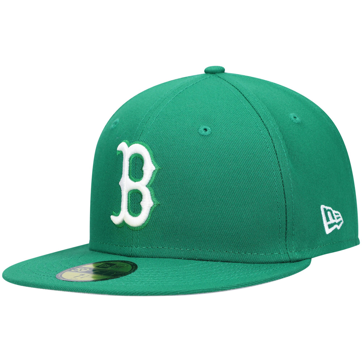 Boston Red Sox New Era White Logo 59FIFTY Fitted Hat - Kelly Green