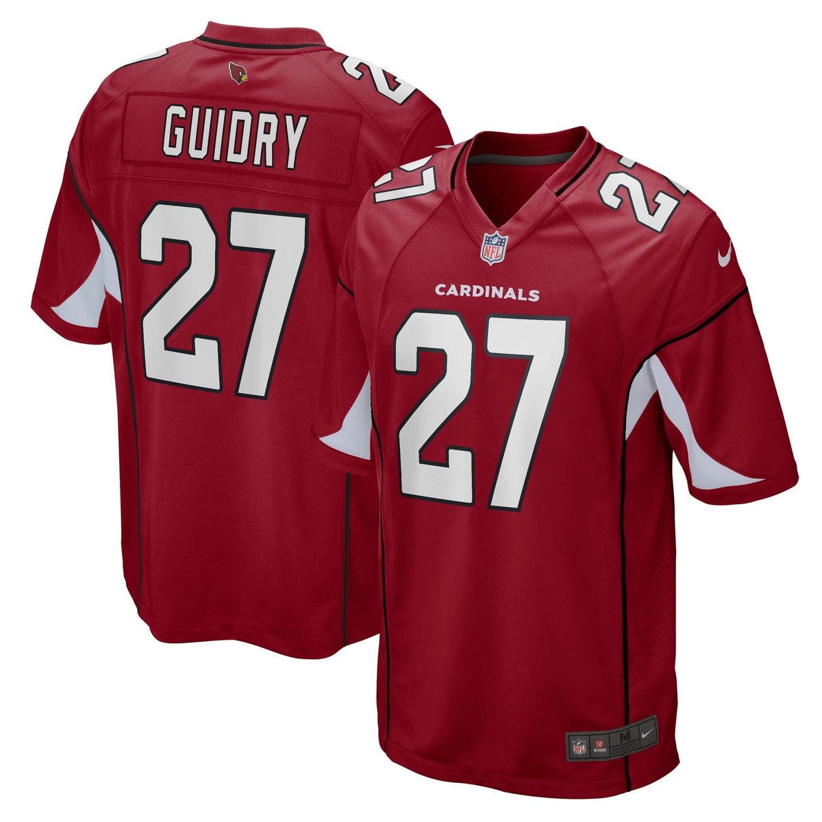 Men s Nike Javelin Guidry Cardinal Arizona Cardinals Game Player Jersey
