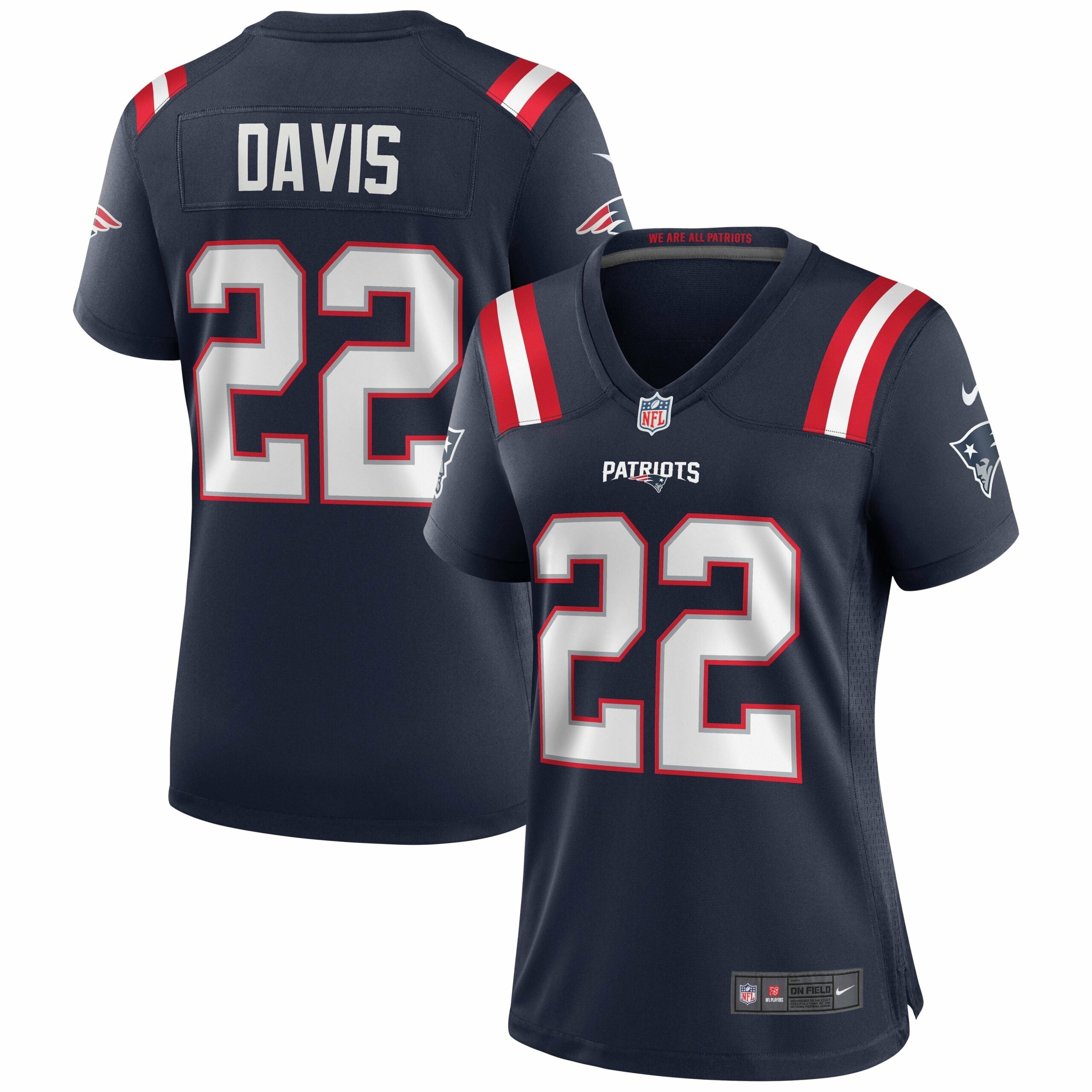 Women s Nike Cody Davis Navy New England Patriots Game Jersey