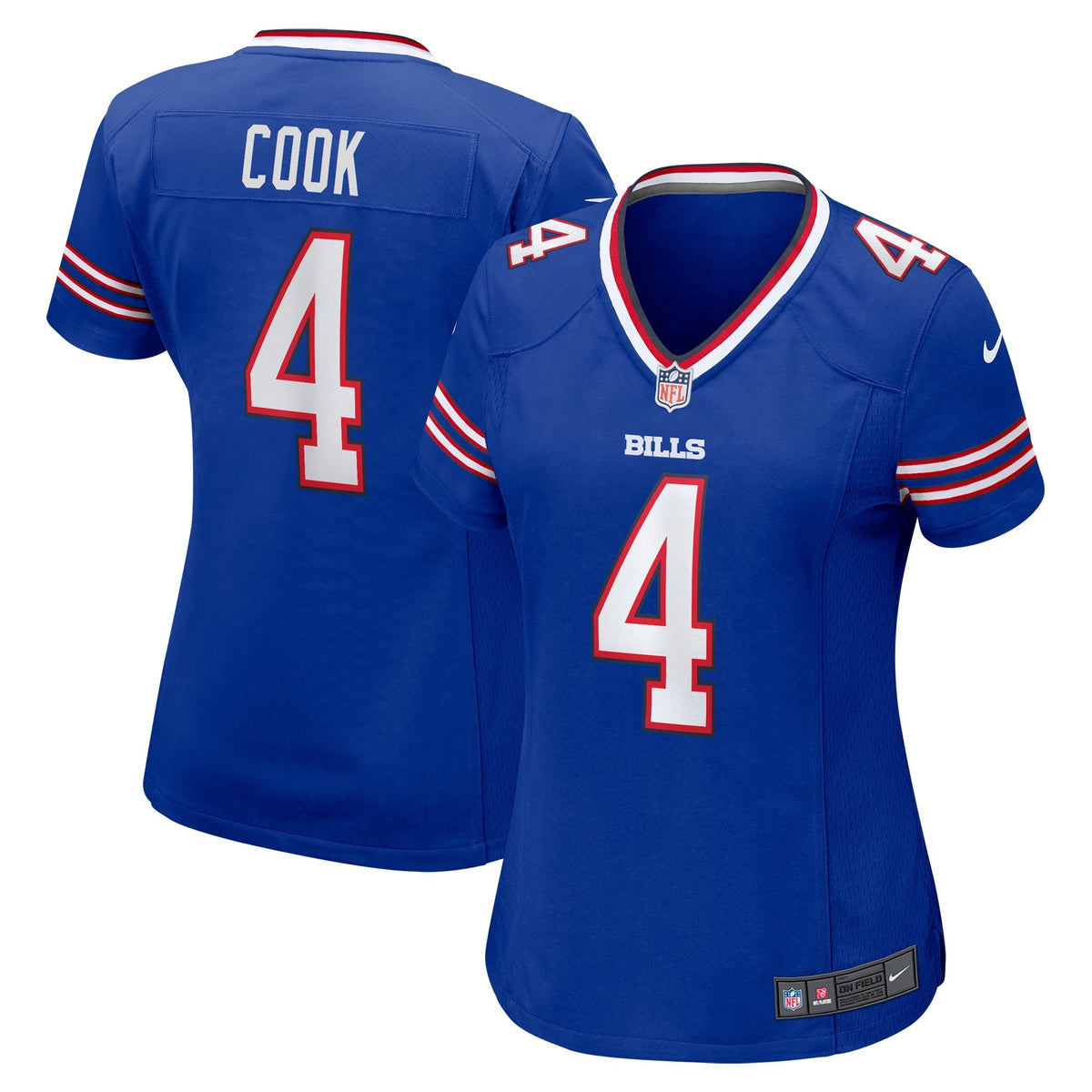 Women s Nike James Cook Royal Buffalo Bills Game Player Jersey