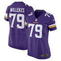 Women s Nike Kenny Willekes Purple Minnesota Vikings Game Jersey